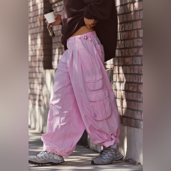 Free People Pants - Free people Charmer Utility Pants powder pink